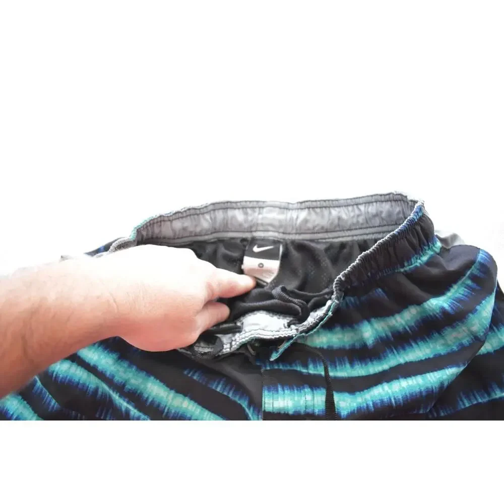 Nike Board Shorts Striped Athletic Netted Performance Mens‎ Size Medium